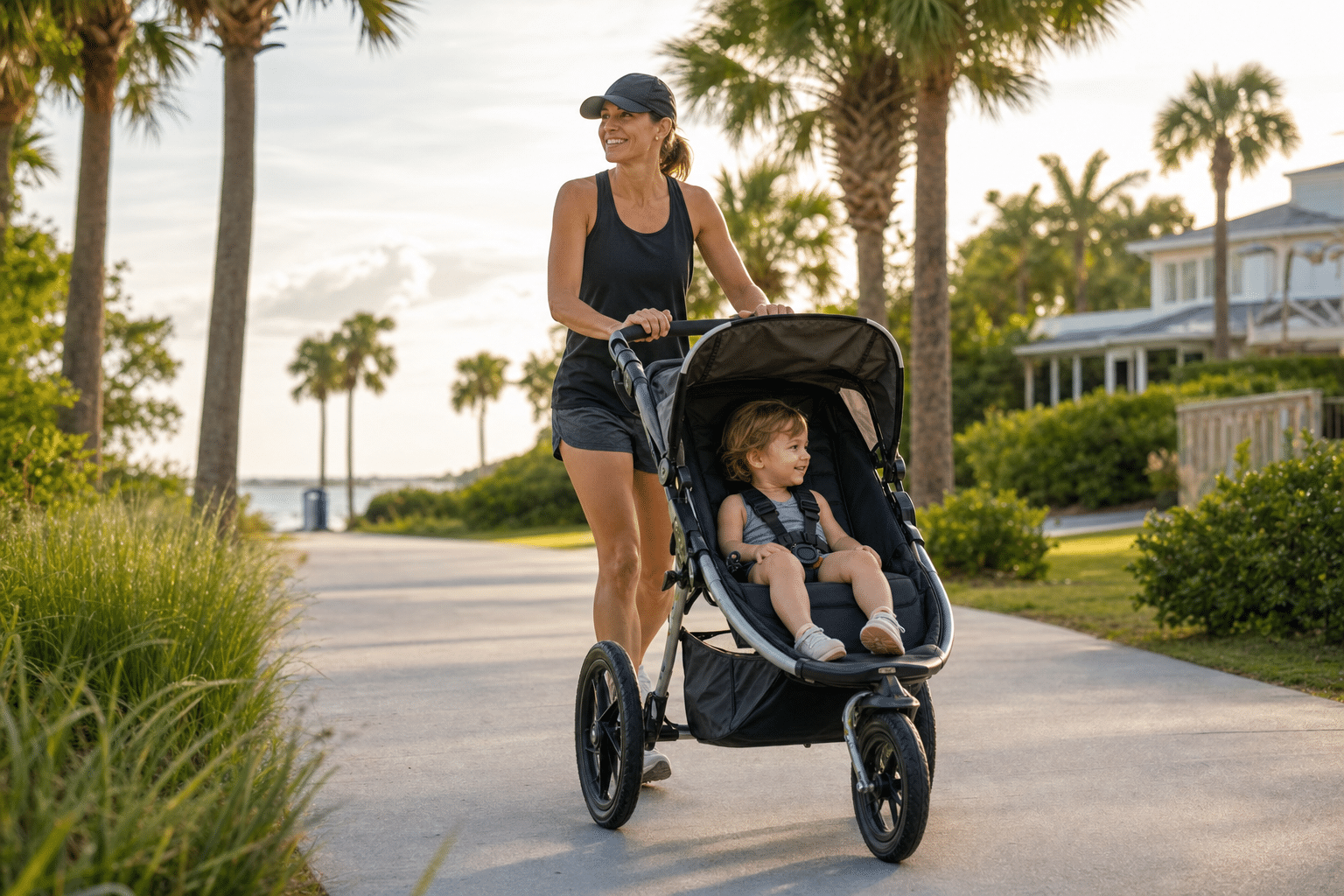 Jogging Stroller Rental Sarasota: Trail or Beach