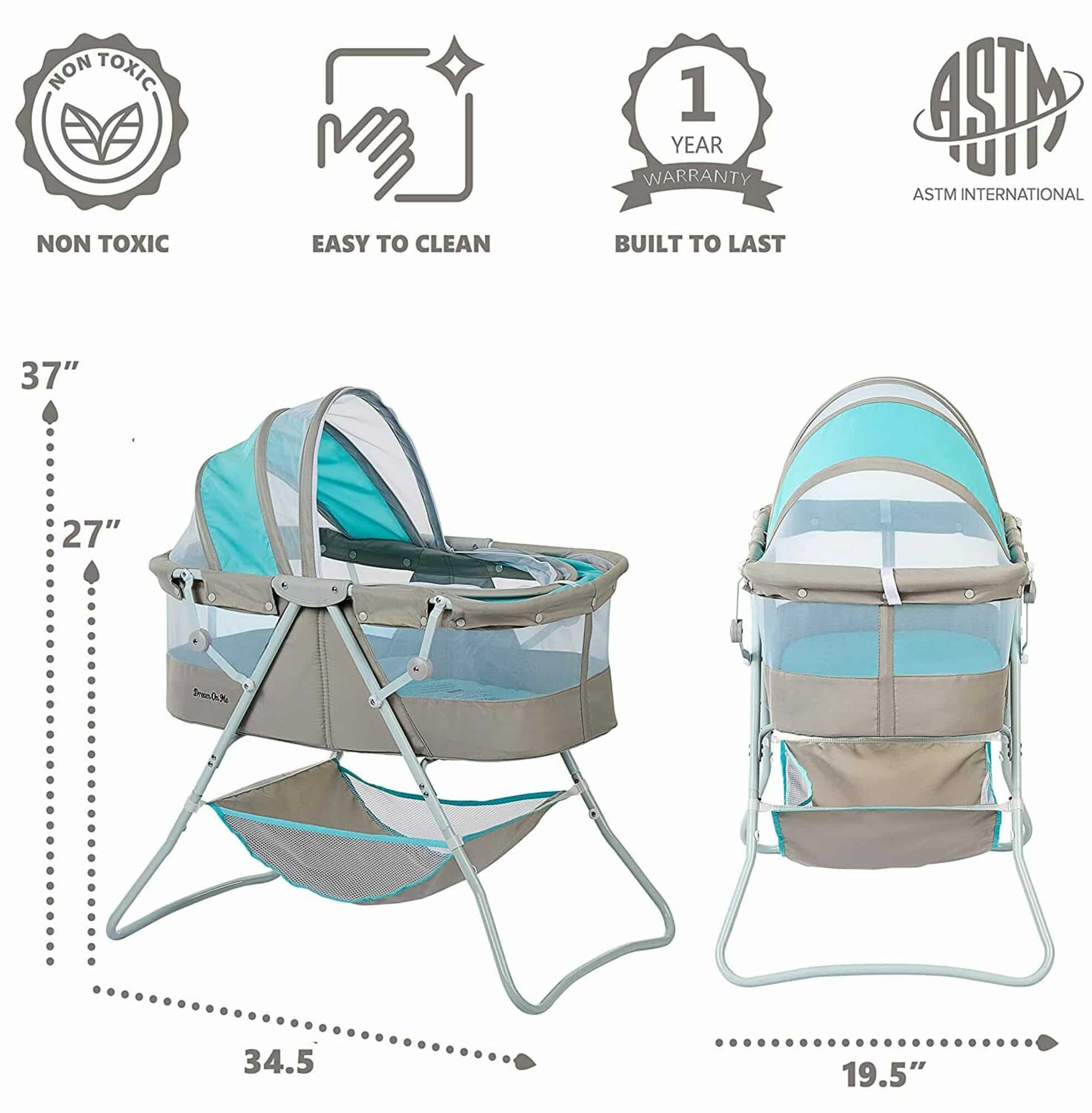 Dream on Me Portable Bassinet