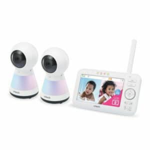 • Monitor Upgrade! • VTech 2 Camera 5" Digital Video Baby Monitor with Pan Scan and Night Light