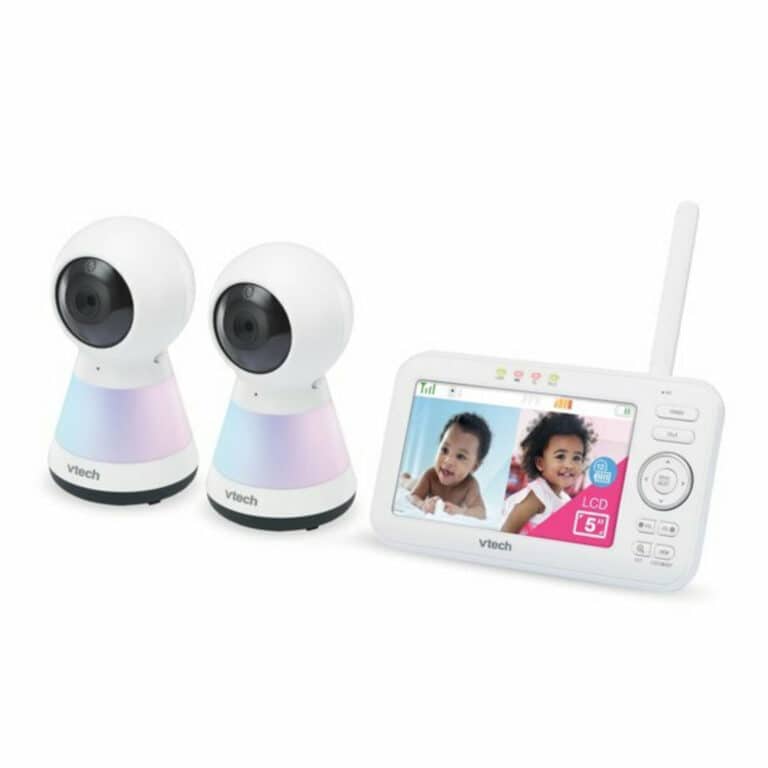 &bull; Monitor Upgrade! &bull; VTech 2 Camera 5&Prime; Digital Video Baby Monitor with Pan Scan and Night Light