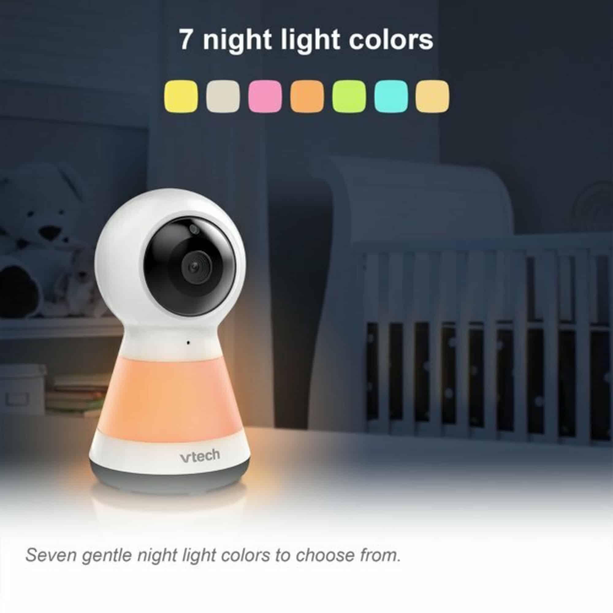• Monitor Upgrade! • VTech 2 Camera 5" Digital Video Baby Monitor with Pan Scan and Night Light