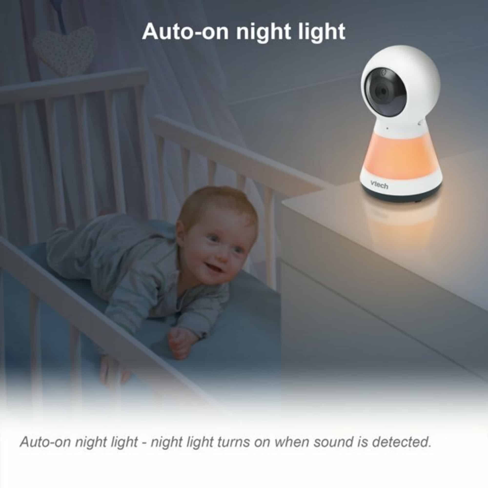 • Monitor Upgrade! • VTech 2 Camera 5" Digital Video Baby Monitor with Pan Scan and Night Light