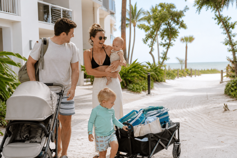 Why Baby Gear Rental Siesta Key Beats Flying With It